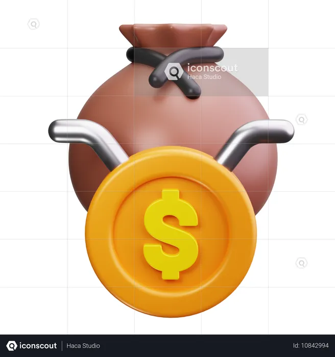 Money Bag  3D Icon