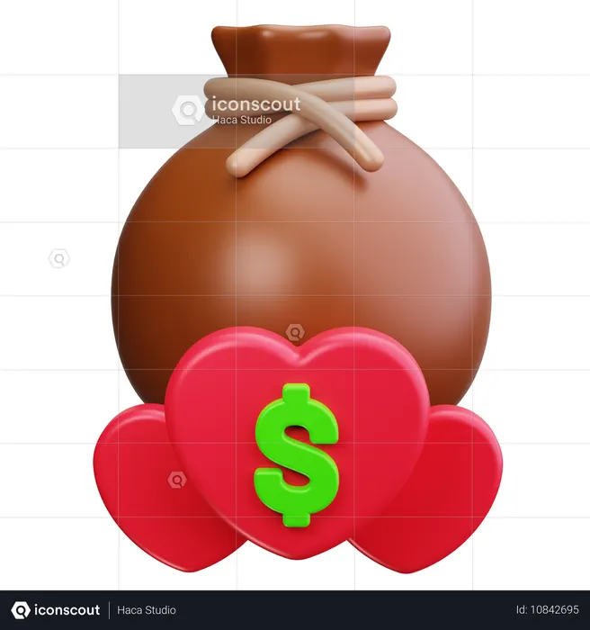 Money Bag  3D Icon