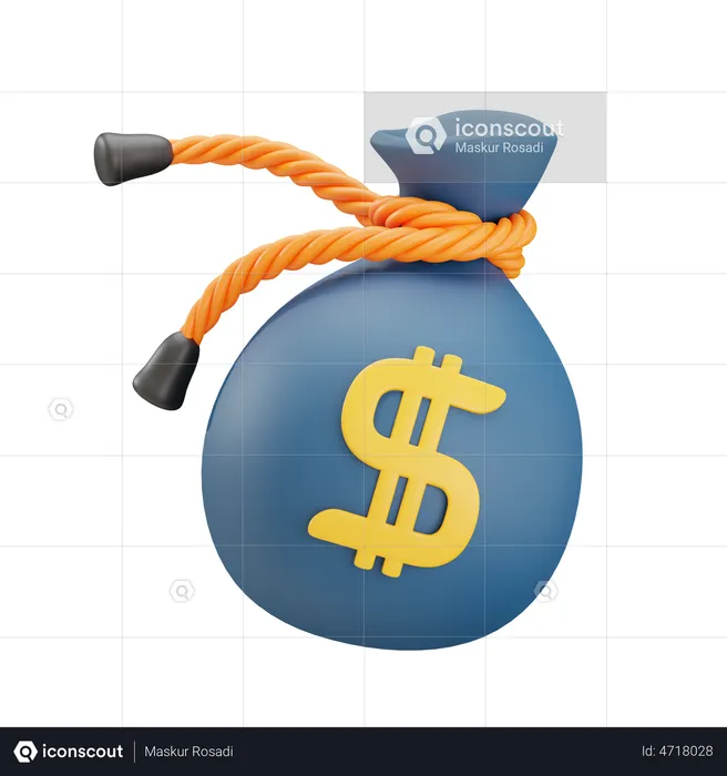 Money Bag  3D Icon