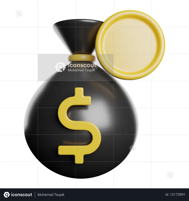 Money Bag  3D Icon
