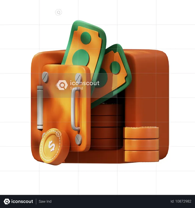 MONEY BOX  3D Icon