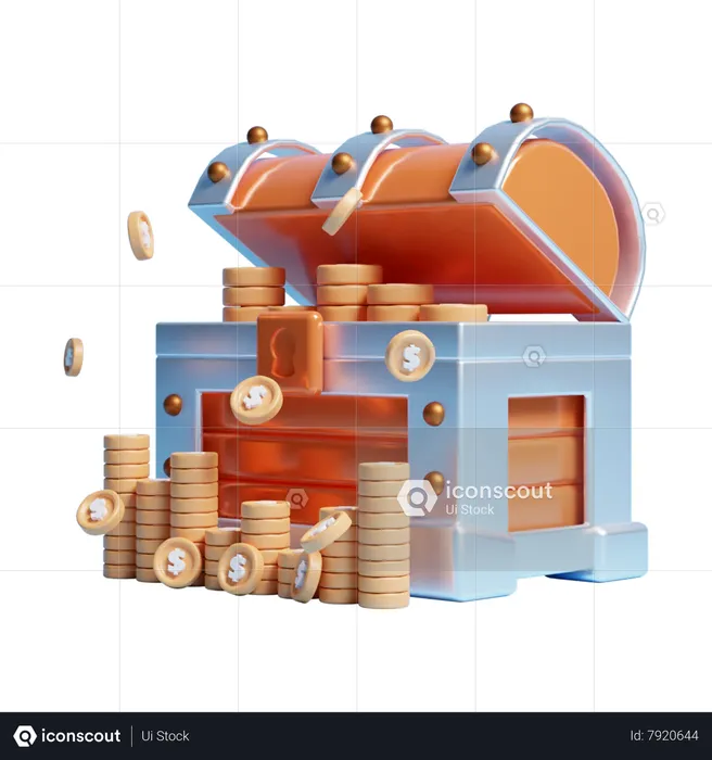 Money Box  3D Icon