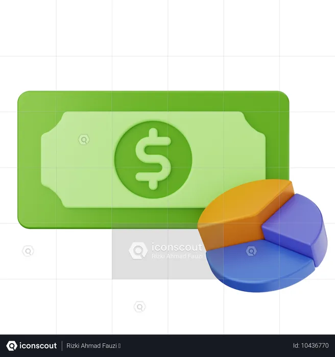 Money Chart  3D Icon