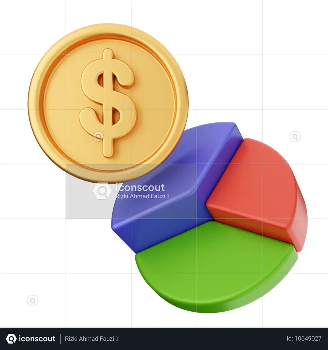 Money Chart  3D Icon