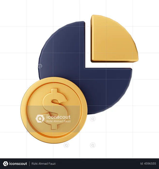 Money Chart  3D Illustration