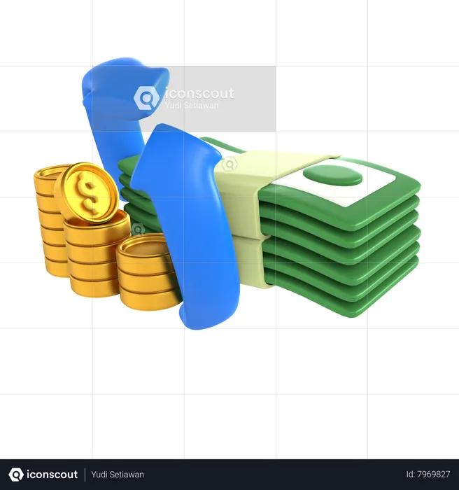 Money Conversion  3D Icon