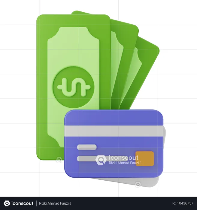 Money Credit Card  3D Icon