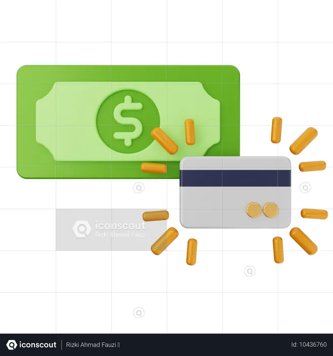 Money Credit Card  3D Icon