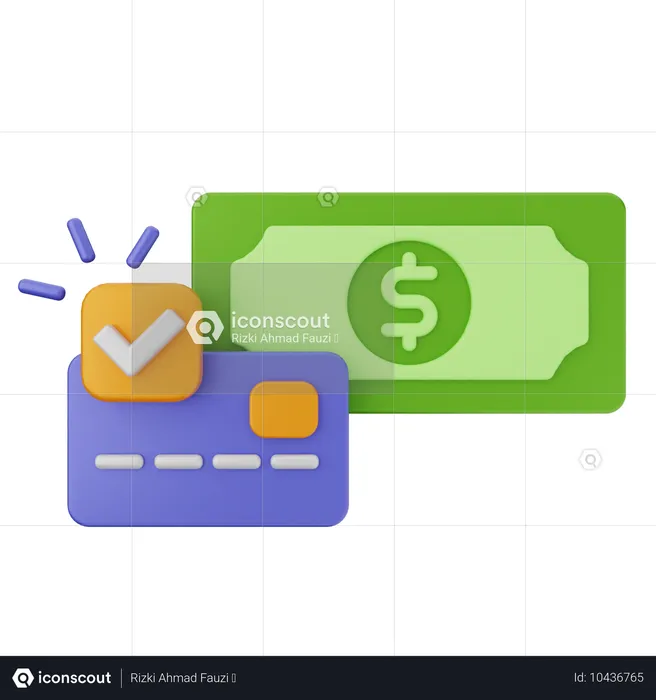 Money Credit Card  3D Icon