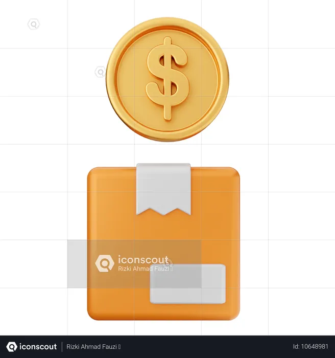 Money Delivery  3D Icon