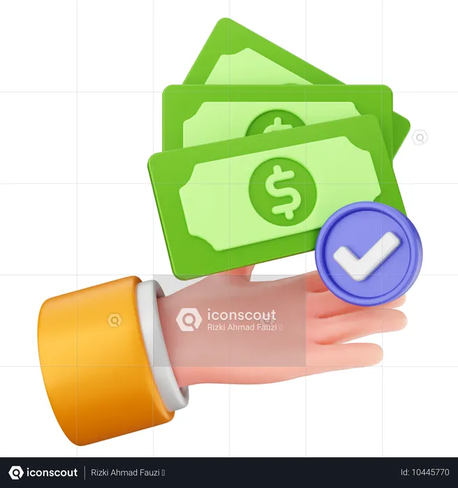 Money Dollar  3D Icon