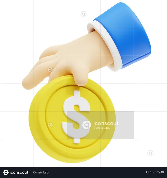 Money Donation  3D Icon