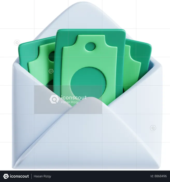 Money Envelope  3D Icon