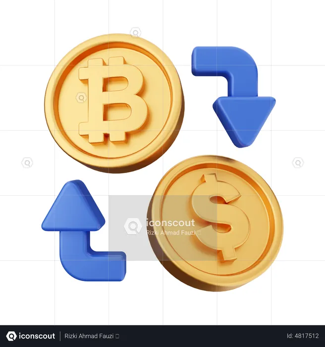 Money Exchange  3D Icon