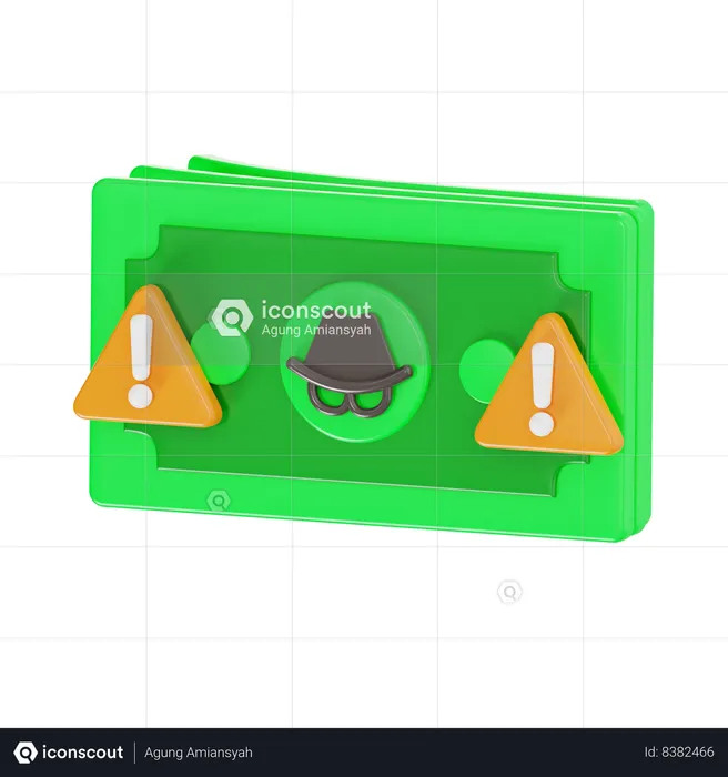 Money Fraud  3D Icon