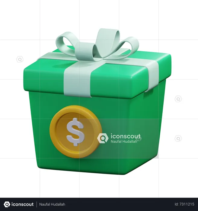 Money Gift  3D Icon