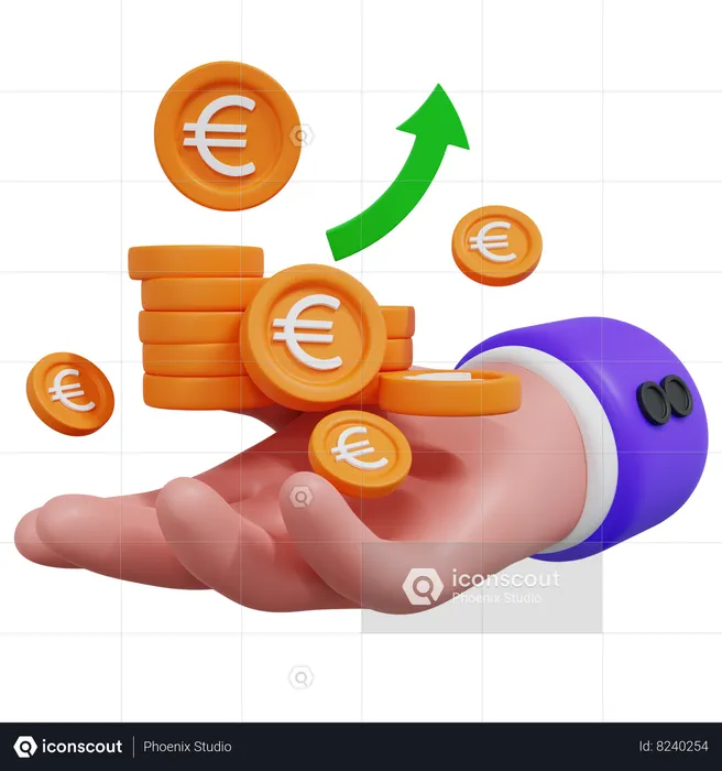 Money Growth  3D Icon