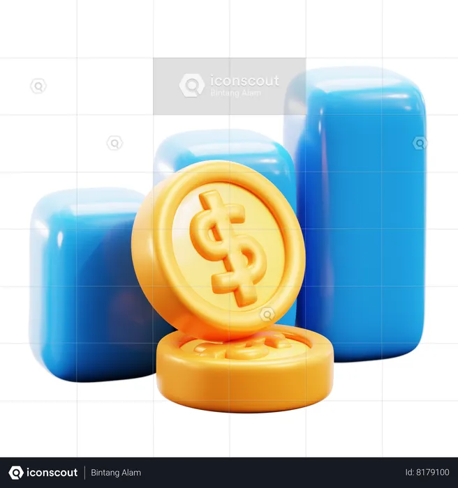 Money Growth  3D Icon