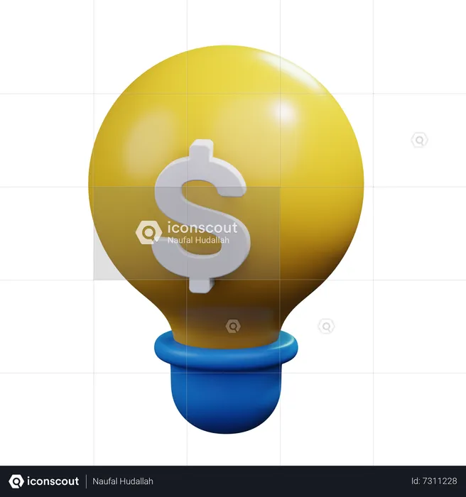 Money Idea  3D Icon