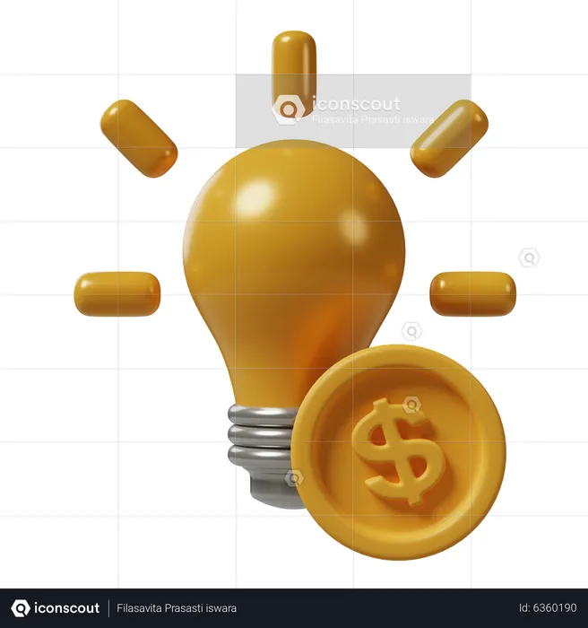 Money Idea  3D Icon