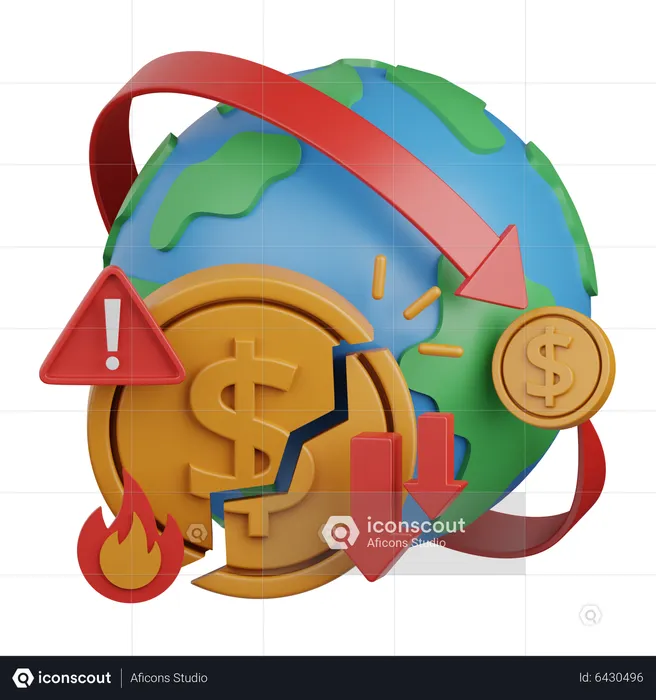 Money Inflation  3D Icon