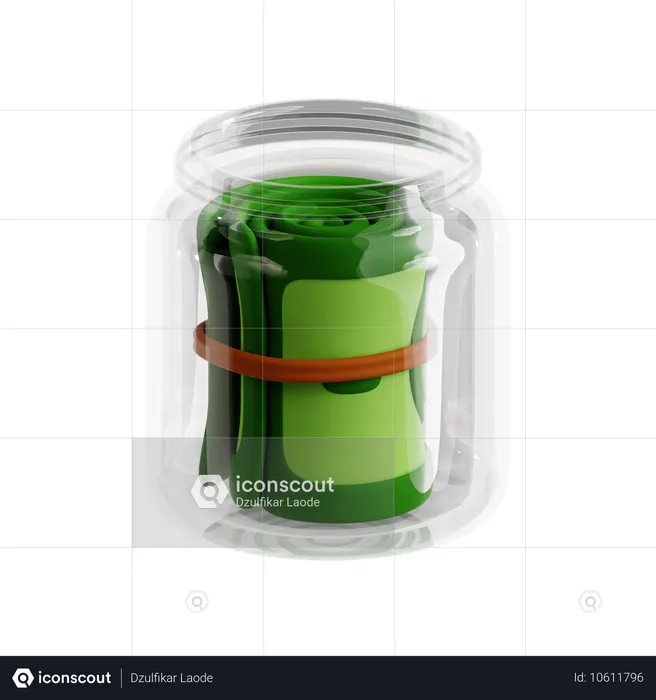 Money Jar  3D Icon