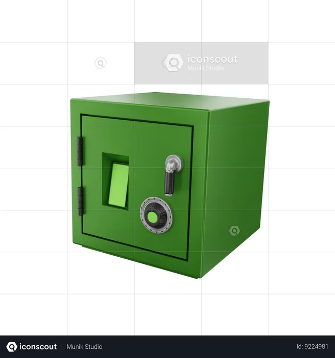 Money Locker  3D Icon