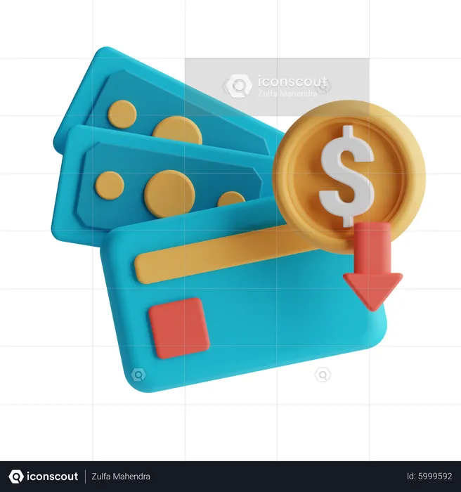 Money Loss  3D Icon