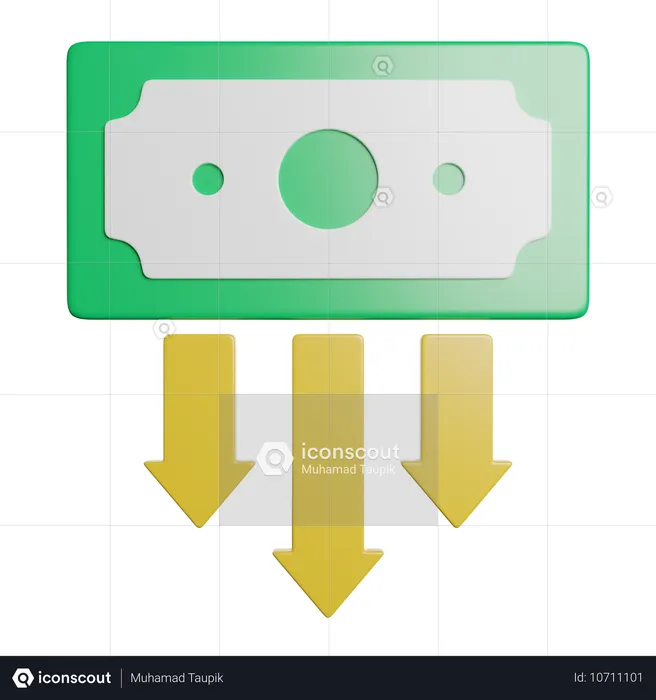 Money Loss  3D Icon