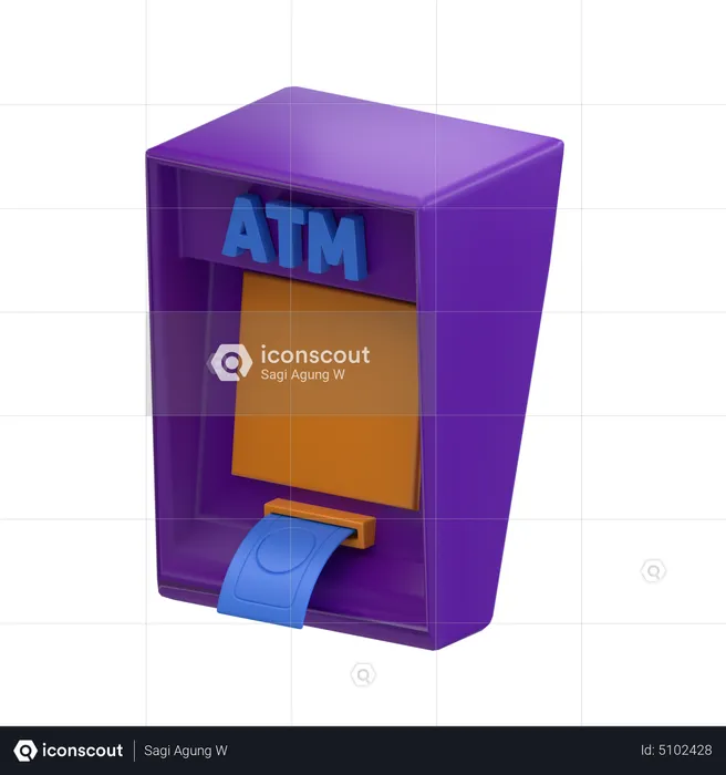 Money Machine  3D Icon