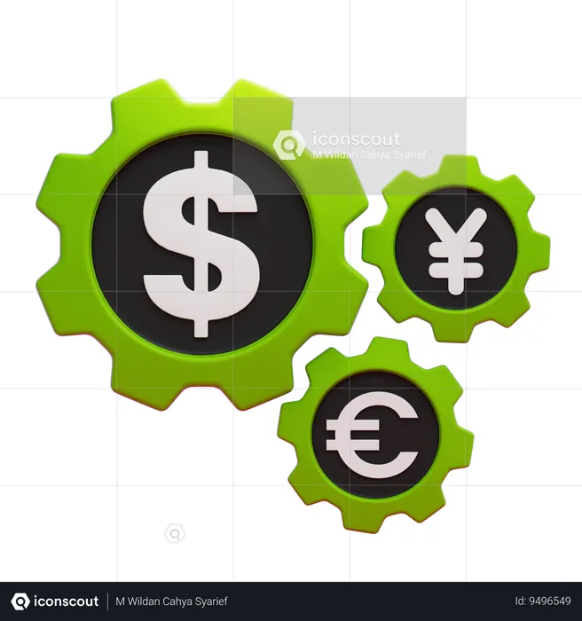 MONEY MANAGEMENT  3D Icon