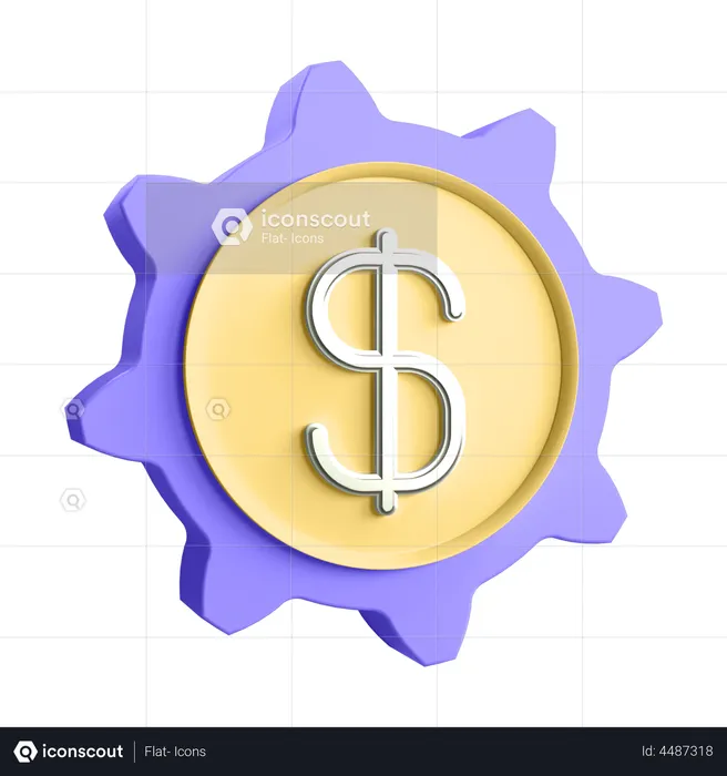 Money Management  3D Illustration