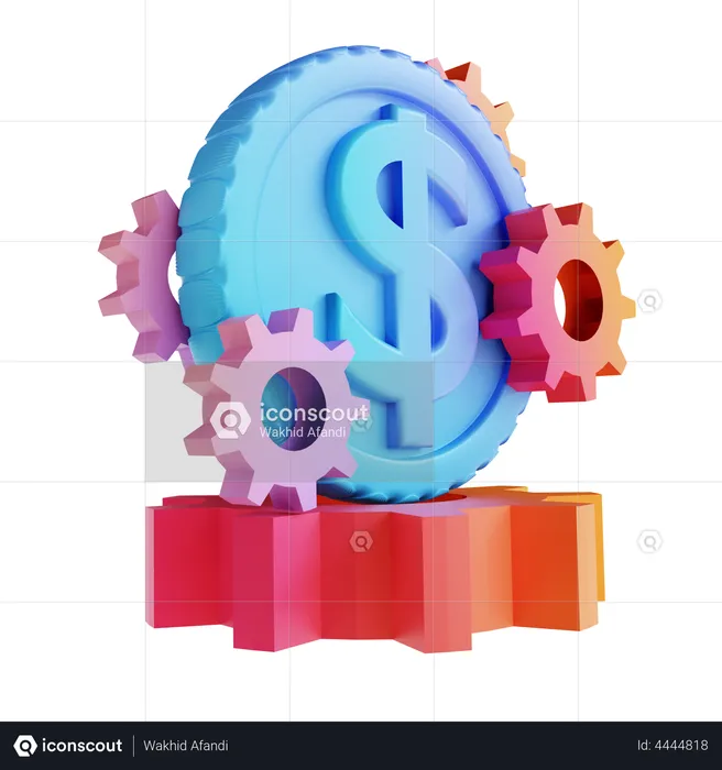 Money Management  3D Illustration