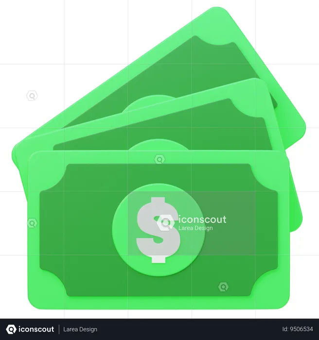Money Note  3D Icon
