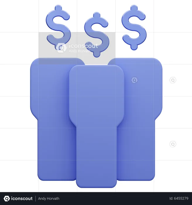 Money People  3D Icon