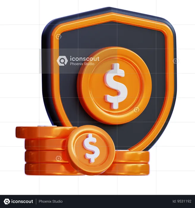 Money Protection  3D Icon