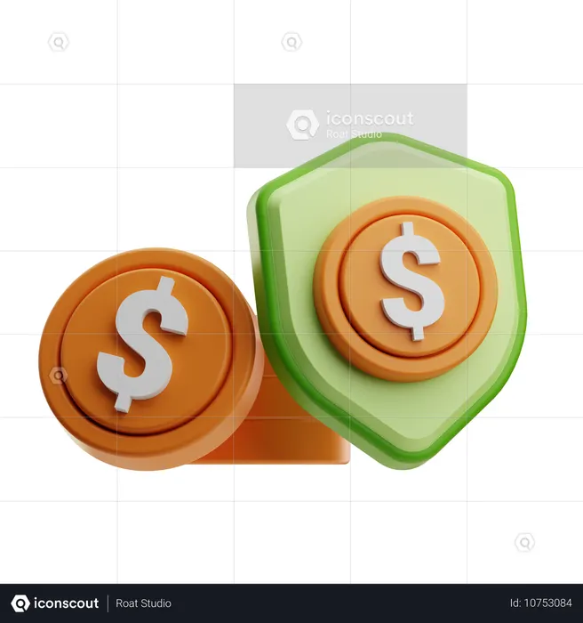 Money Protection  3D Icon