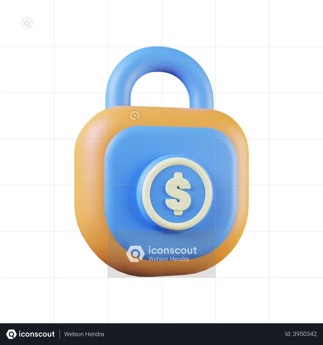 Money Protection  3D Illustration