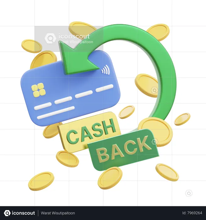 Money Refund  3D Icon