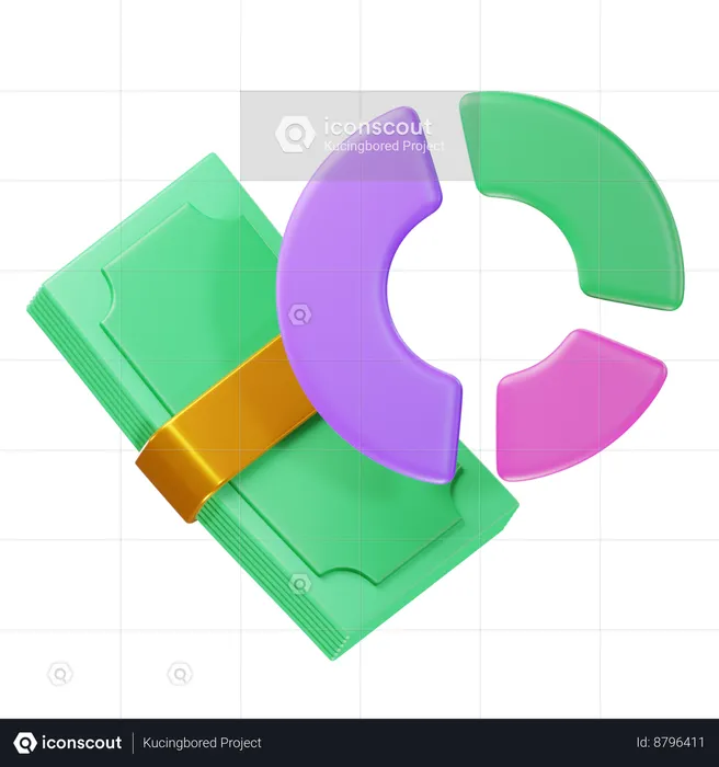 Money Report  3D Icon