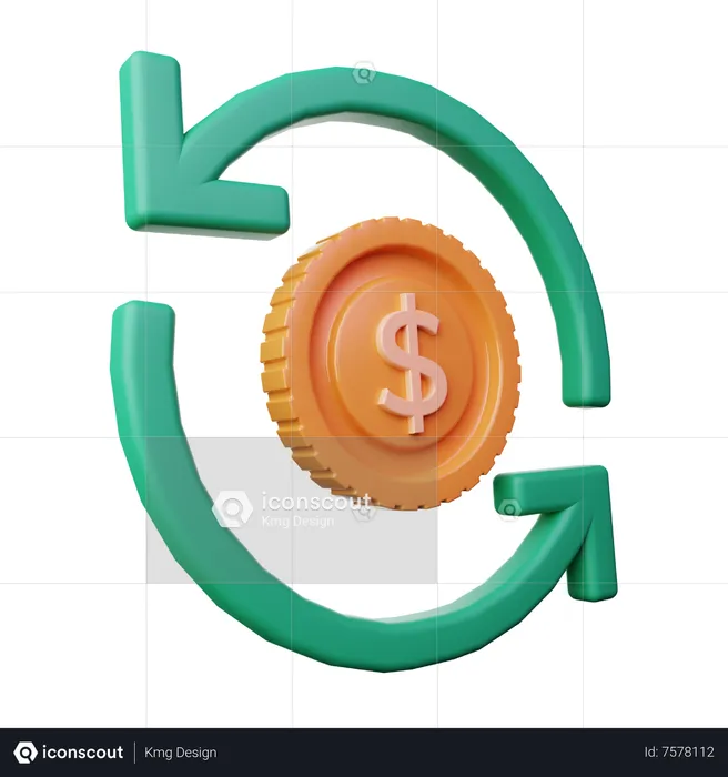 Money Revenue  3D Icon