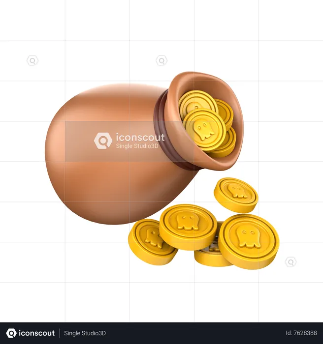 Money Sack  3D Icon