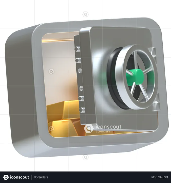 Money Safe  3D Icon