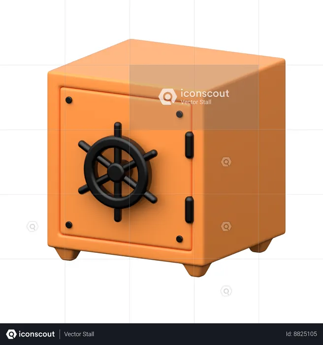 Money Safe  3D Icon