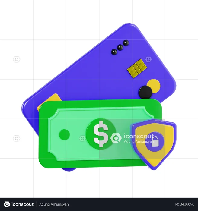 Money Safety  3D Icon