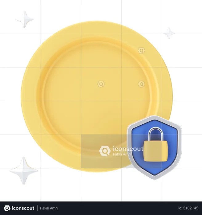 Money Safety  3D Icon