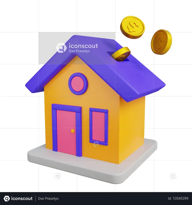 Money Saving  3D Icon