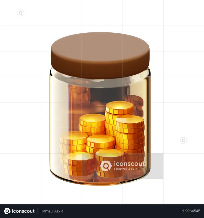 Money Saving  3D Icon