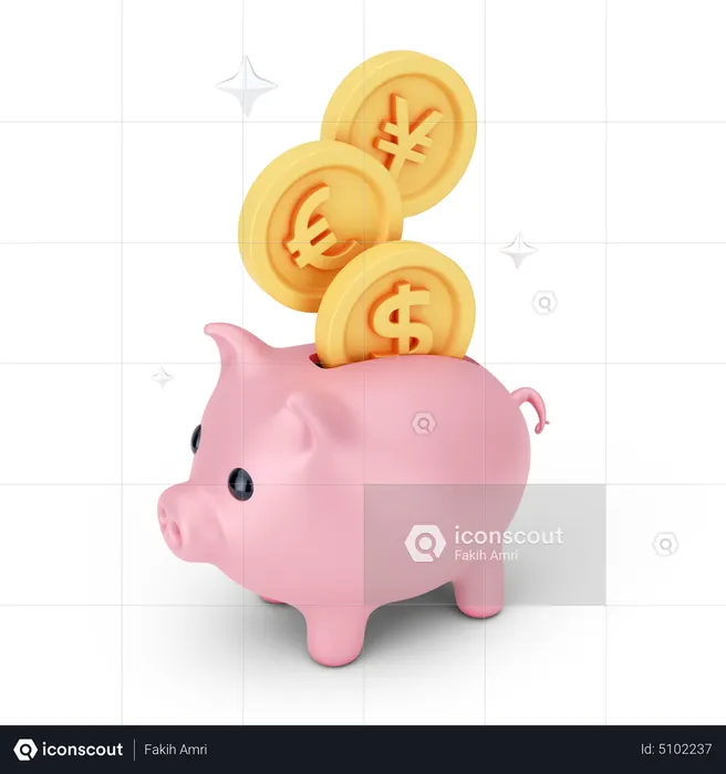 Saving PIg, Piggy Bank, Money pig – Cookiecad