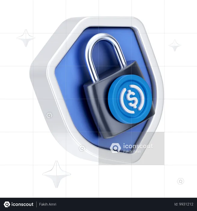 Money security  3D Icon